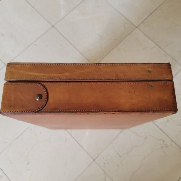 HARTMANN Leather Briefcase Attaché Vintage Authentic - Picture 6 of 16